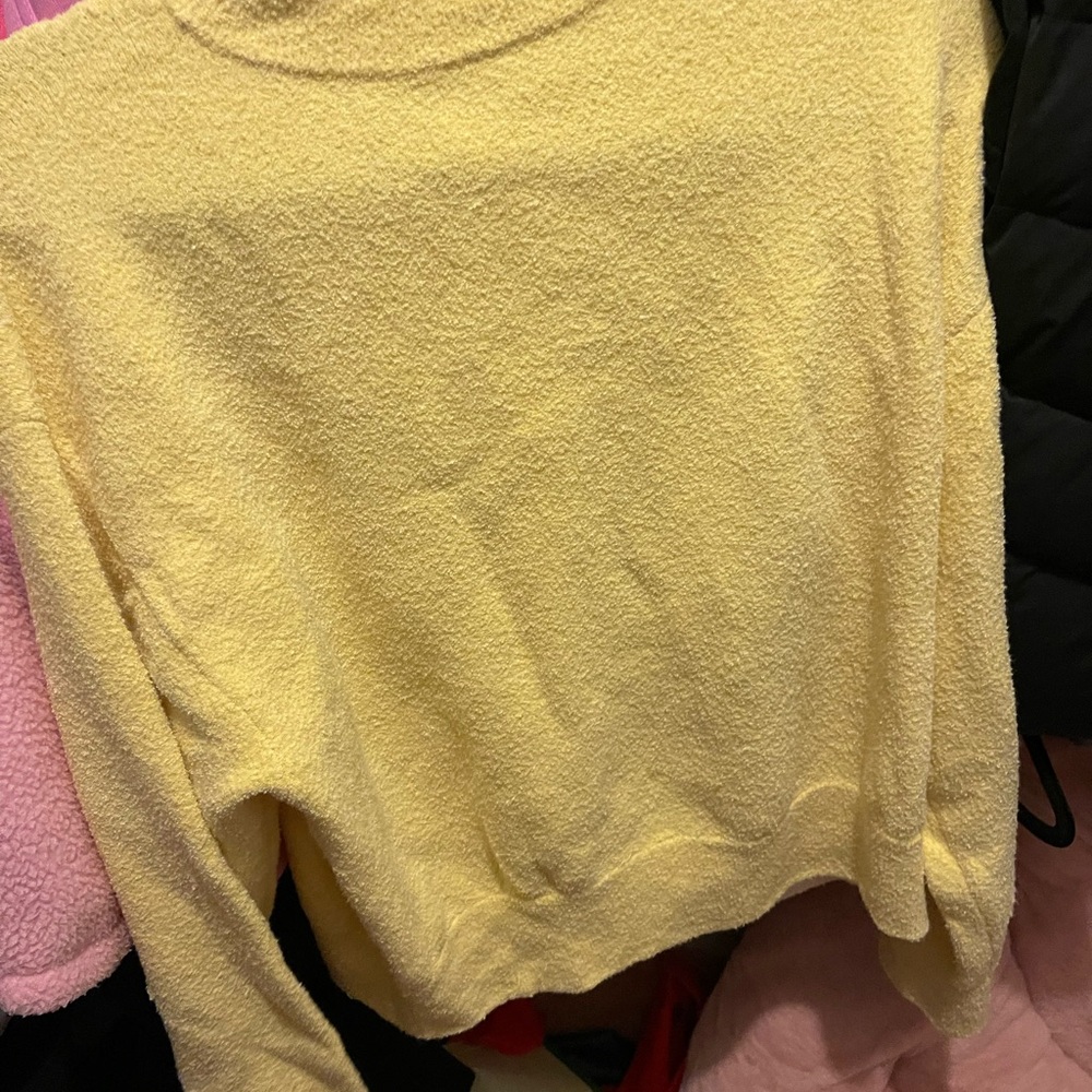 Vince Soft Yellow Crewneck Sweater